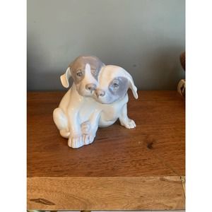 Vintage Royal Copenhagen Porcelain Puppies Figurine #260 circa 1960’s
